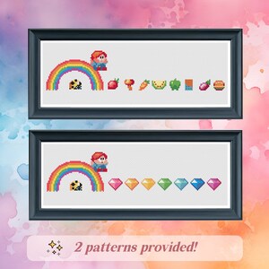 Rainbow Islands - Cross Stitch Pattern - Counted Cross Stitch - Instant Download PDF - Modern Cross Stitch