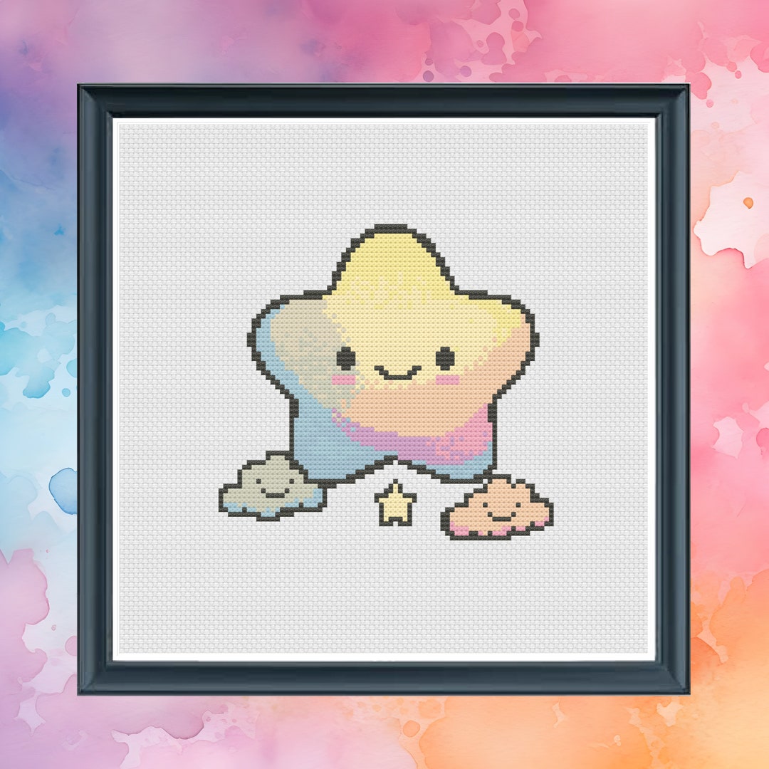 Star Light - Cross Stitch Pattern - Counted Cross Stitch - Instant ...