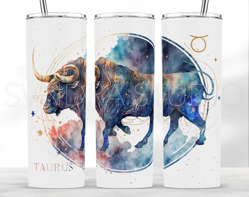 Zodiac Bundle Skinny Tumbler Sublimation Zodiac Sign Tumbler Etsy