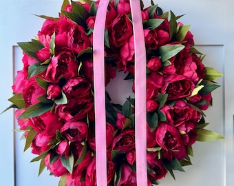 Peony Wreaths