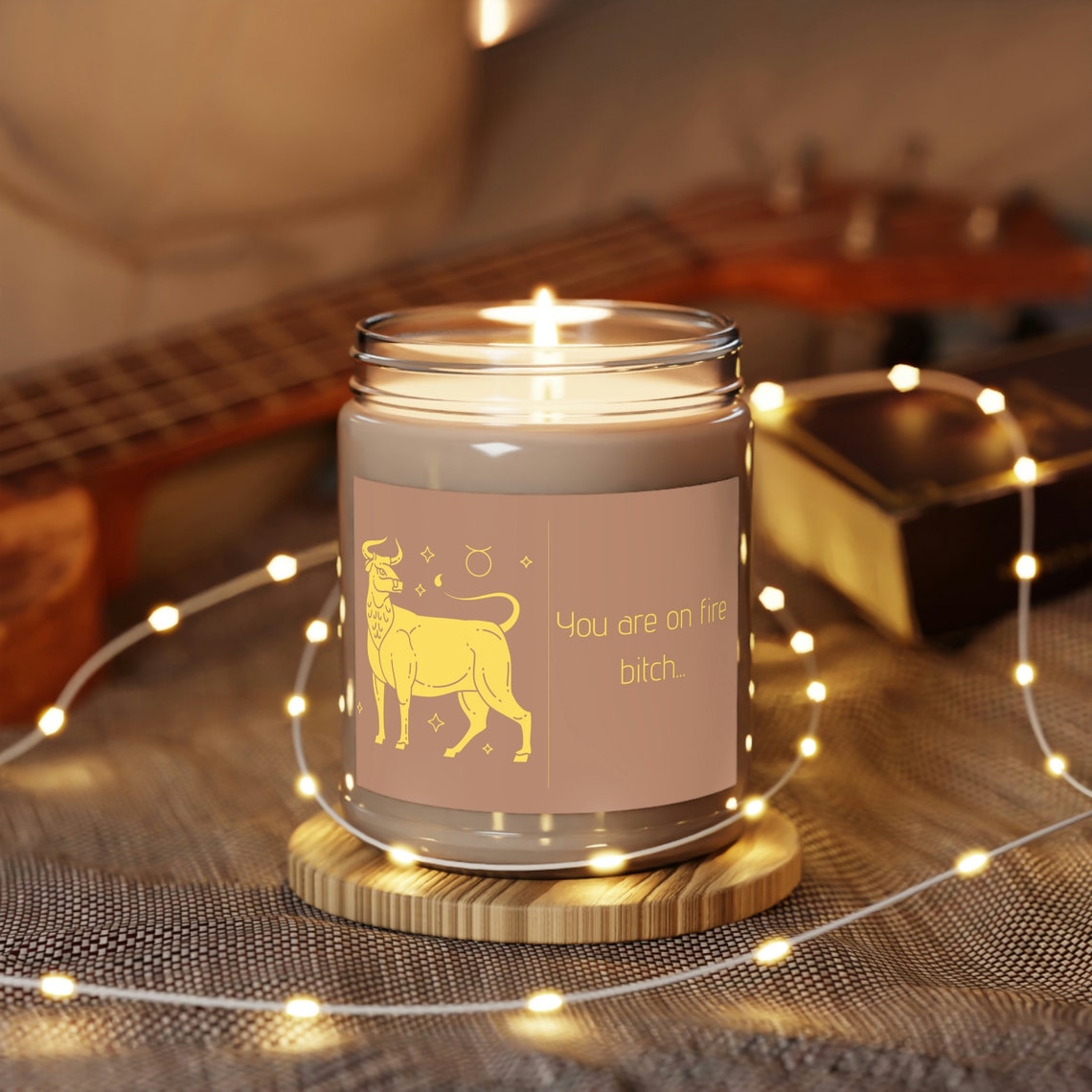 Personalized Birthdate Candle Zodiac Birthday Candle Happy Etsy