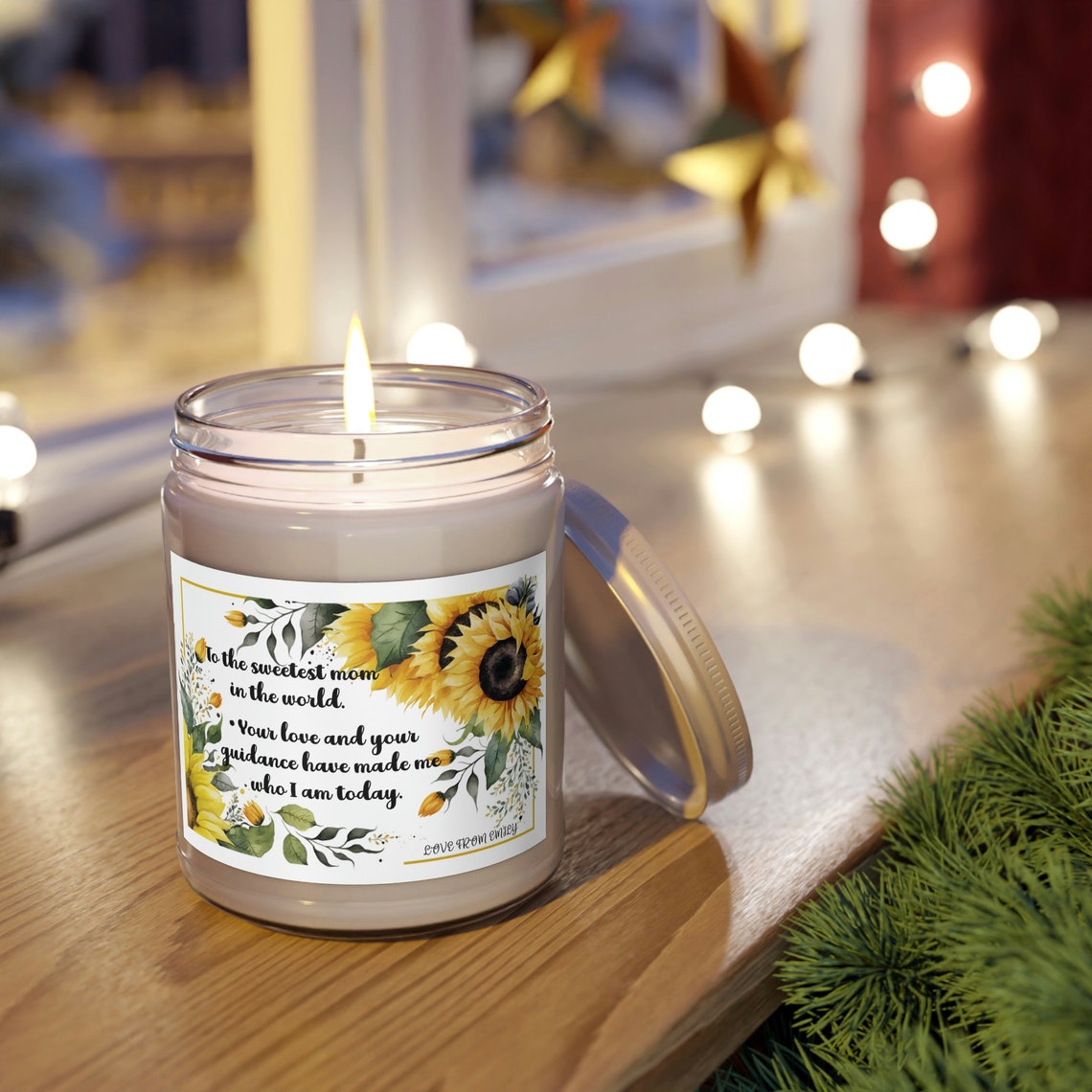 Personalized Candle Mother's Day Candle Praise Candle Etsy