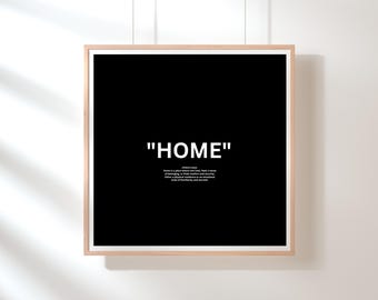 HOME | Hypebeast Modern Art | Minimalist Poster Decor | Digital Download | Home Decor | Wall Art