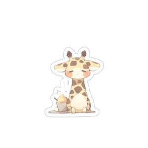 Cute Adorable Giraffe Stickers, Kawaii Stickers, Cute Animal Stickers | Planner Sticker | Laptop Sticker | Personal Use | Gift |