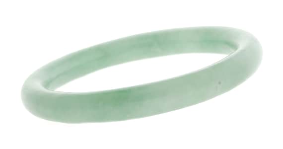 High-Quality Apple Green Natural Jadeite Jade Ban… - image 2