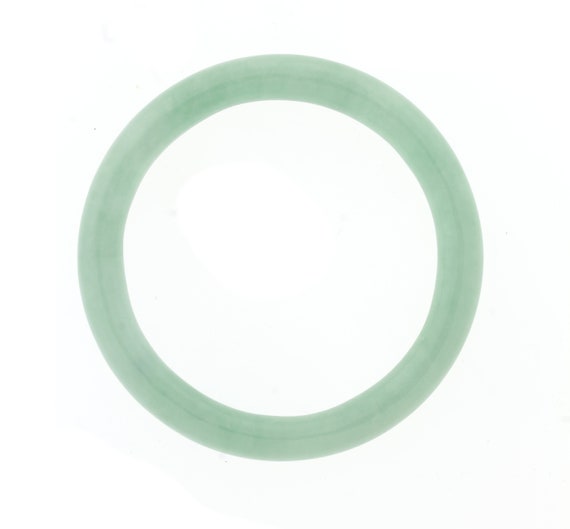 High-Quality Apple Green Natural Jadeite Jade Ban… - image 1