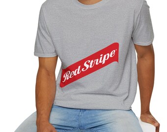 Jamaican Red Stripe Beer Logo Unisex Shirt Gifts for Beer Lovers Authentic Jamaican History Gifts For Jamaican