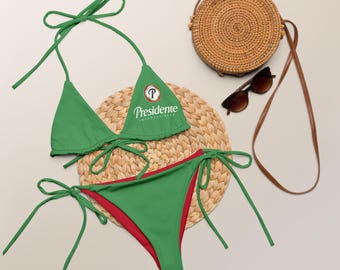 Presidente Beer Bikini: Dominican Republic Swimsuit, Tropical Festival Wear