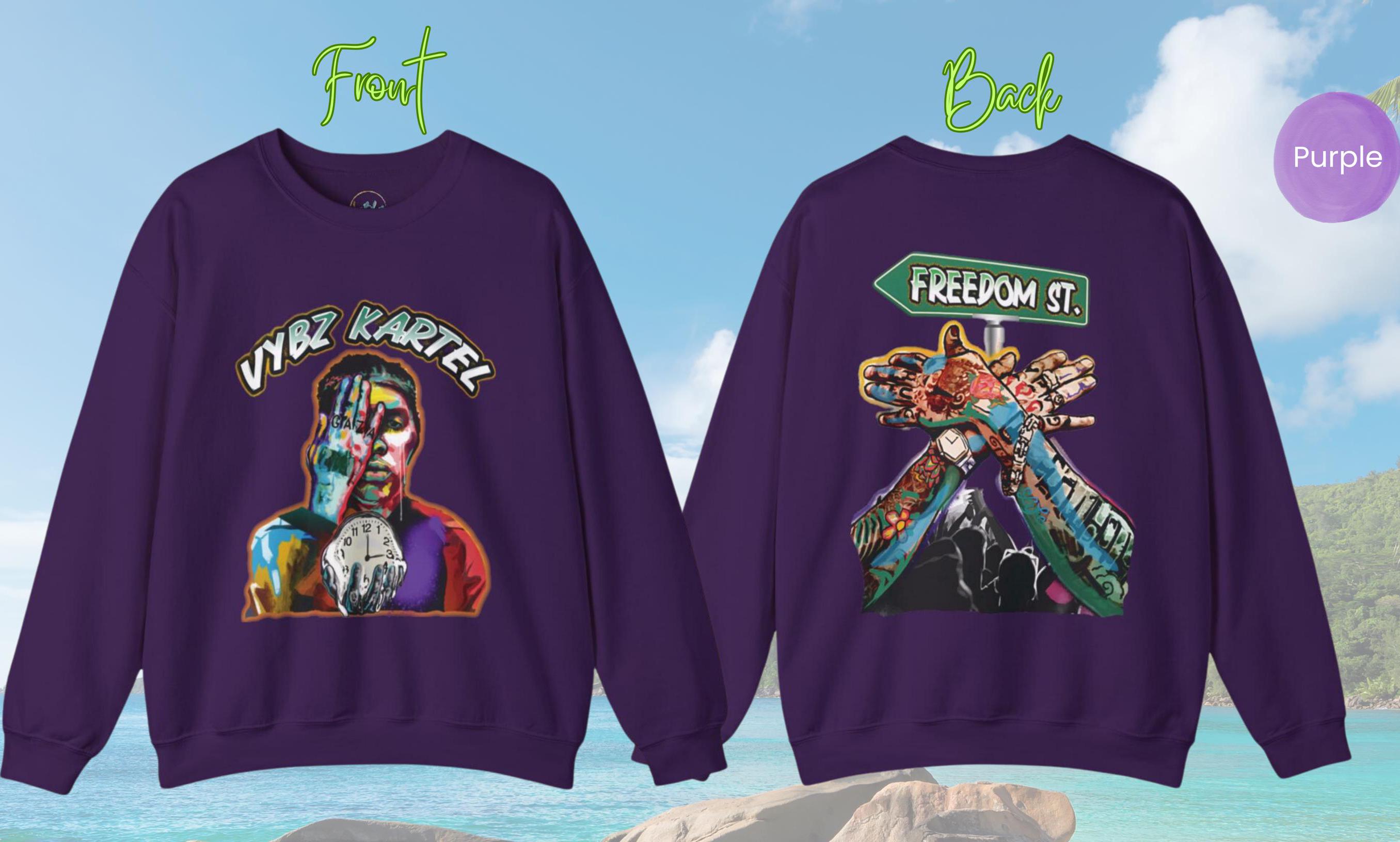 Vybz Kartel Freedom Concert Tee: Jamaica Reggae Dancehall Unisex