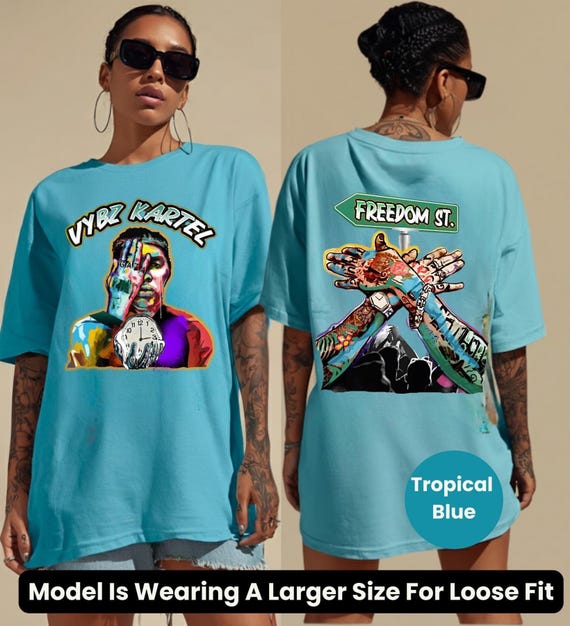 Vybz Kartel Freedom Concert Tee: Jamaica Reggae Dancehall Unisex