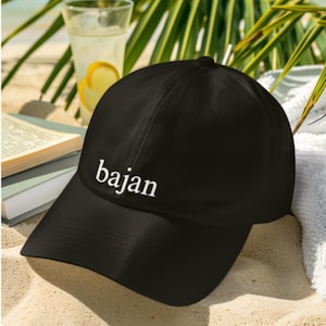 Barbados Hat, Bajan Embroidered Cap, Caribbean Culture – Barbadian Pride & Vacation Accessories, Caribbean Nationalities