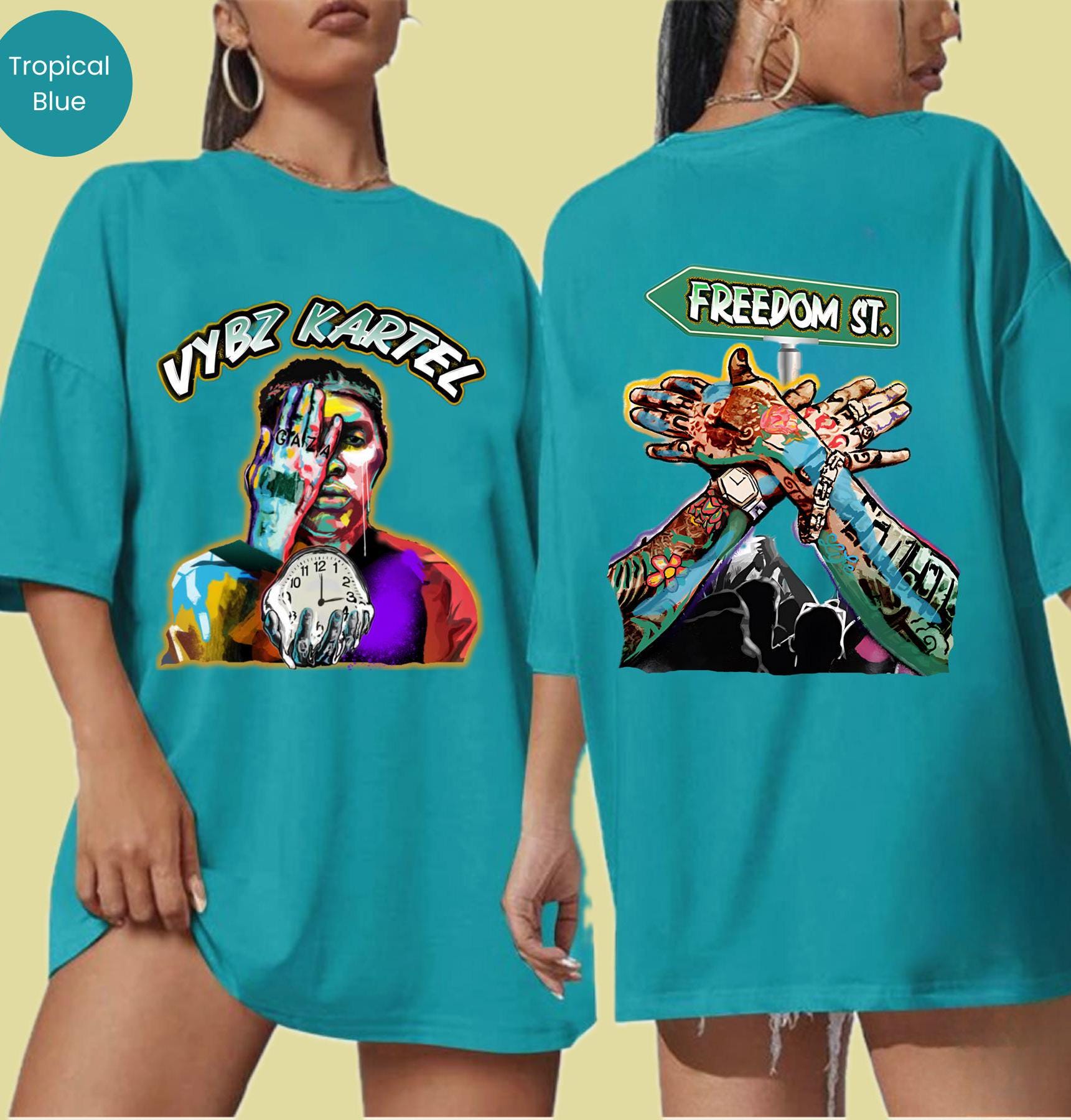 Vybz Kartel Freedom Street Concert 2024 Unisex T-shirt
