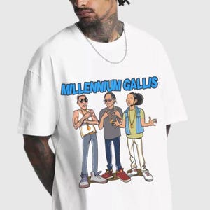 Millennium Gallis Dancehall T-Shirt, Jamaica Reggae Tribute Tee for Men, Gaza Gully Culture Shirt, Dancehall Music Fan Apparel