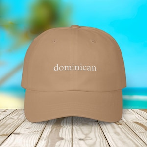 Dominican Classic Dad Cap | Dominican Republic Heritage Hat | Caribbean Culture Cap |  Beach Vacation Accessories | Island Pride Headwear