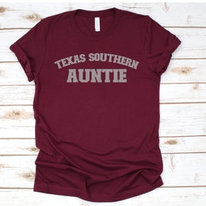 Texas Southern University - Personalized Family Unisex Jersey Short Sleeve Tee Mom, Dad, Aunt, Alumni, Grandma, Grandpa Shirt TSU Homecoming
