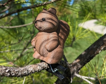 3D Gedruckt Eichhörnchen Gecache mit Log