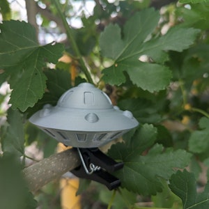 UFO Flying Saucer geocache (bigger) - 3d printed geocaching container with log
