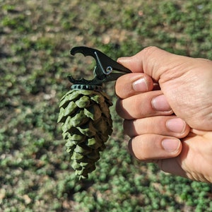 3D Printed Pine Cone Geocache: Durable Hide-a-key With Log - Etsy