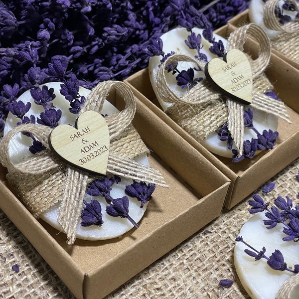 Personalized Lavender Soap Favors, Lavender Soap Wedding Favors Bridal Shower Favors, Baby Shower Favors, Bridal Shower Favor, Wedding Favor