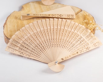 Personalized Monogram Hand Fans,Sandalwood Wedding Fans, Custom Wedding Fans Wedding Party Favor, Beach Summer Wooden Fans, Bridesmaid Fans