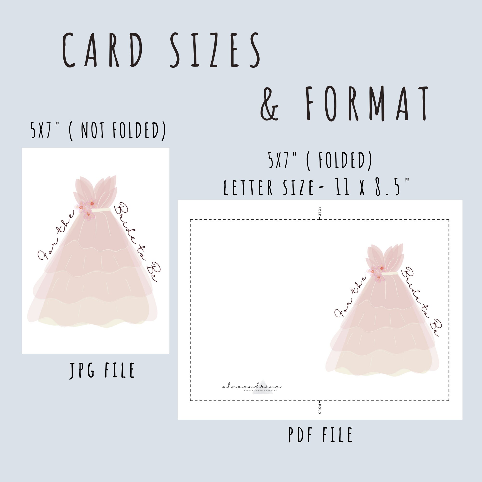 Bridal Shower Card Printable - for the Bride to Be Card - Digital ...