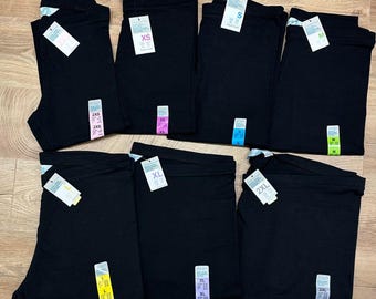 Primark Ladies Womens Black Leggings New with Tags Sustainable Cotton Sizes 4-24