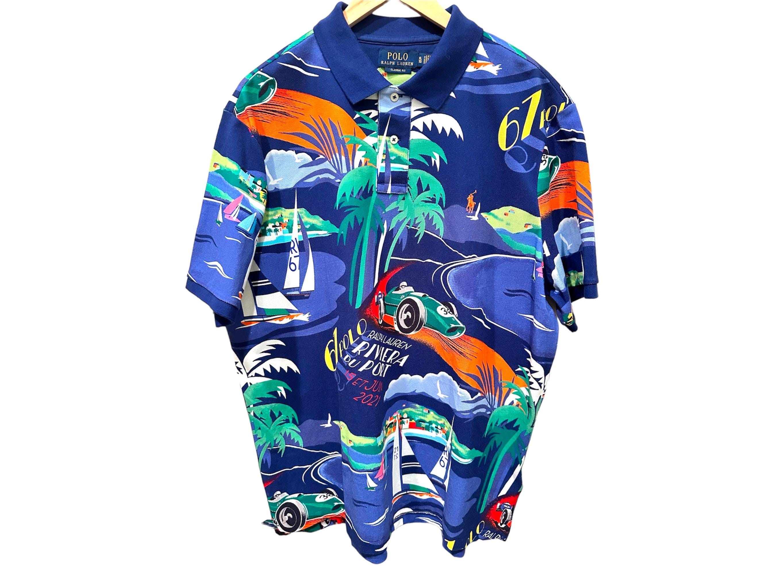 Polo Ralph Lauren RIVIERA Duport Graphic Print Classic Polo