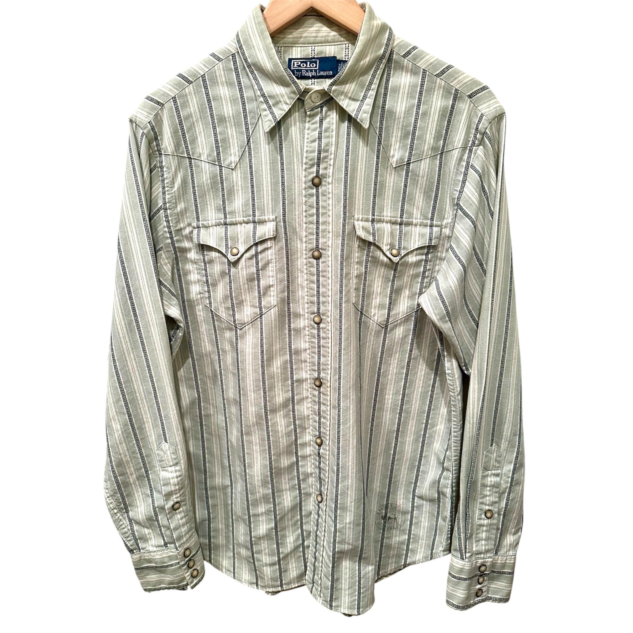 90’s vintage Ralph Lauren ビンテージ Vintage 90s Polo Ralph Lauren Western Snap Shirt Men's M Medium