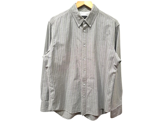 Rag and Bone Striped Long Sleeve Button Size L - image 1