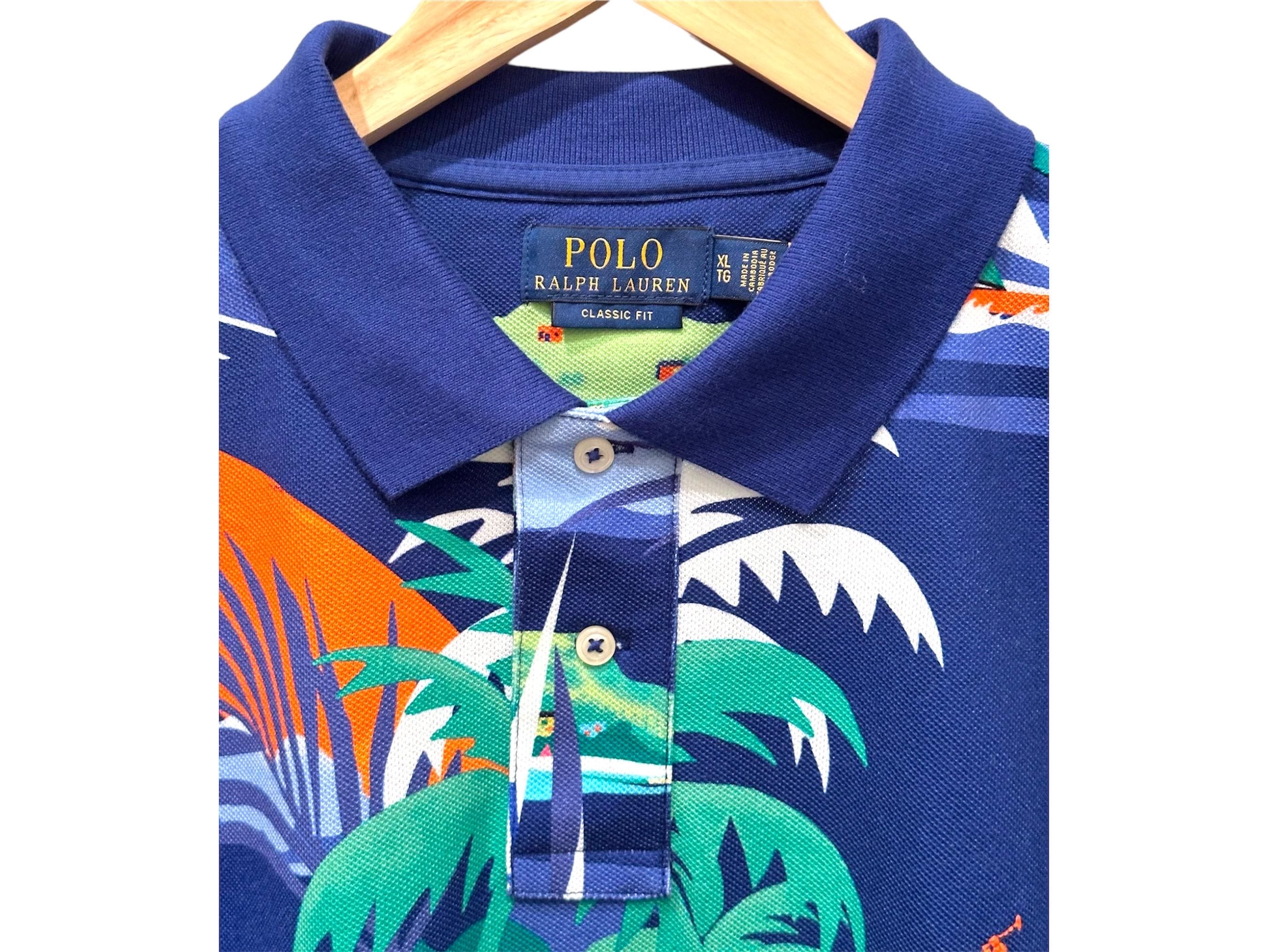 Polo Ralph Lauren RIVIERA Duport Graphic Print Classic Polo