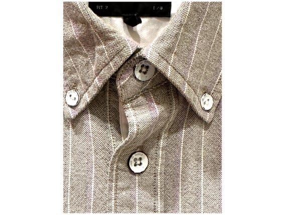 Rag and Bone Striped Long Sleeve Button Size L - image 3