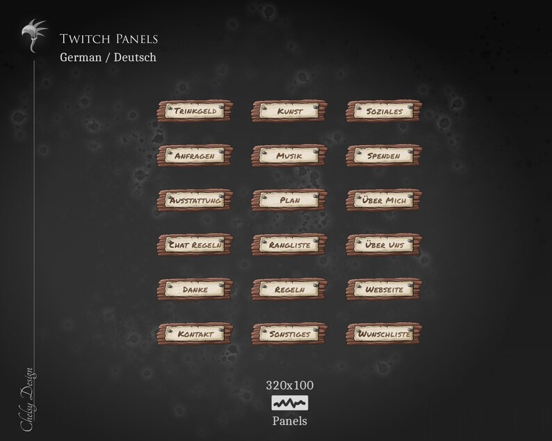 Quest Board Twitch Panels | Deutsch German | for Streamer - Etsy