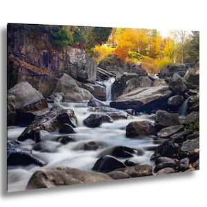 Adirondack New York Mountain Autumn Fall Color Nature Photography Print – Scenic Landscape Wall Art for Modern Home Décor
