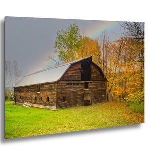 Adirondack New York Mountain Autumn Fall Color Nature Photography Print – Scenic Landscape Wall Art for Modern Home Décor