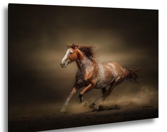 Cowboykonsttryck | Palomino på flykt | Västerländsk heminredning