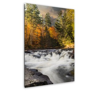 Adirondack New York Mountain Autumn Fall Color Nature Photography Print – Scenic Landscape Wall Art for Modern Home Décor