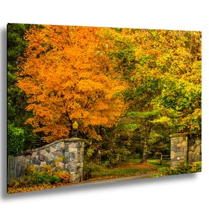 Adirondack New York Mountain Autumn Fall Color Nature Photography Print – Scenic Landscape Wall Art for Modern Home Décor