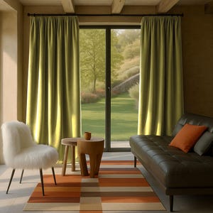 Blackout Velvet Curtains, Handmade Soft Drapes for Home, Luxury and Soft Velvet Window Treatments, Custom Size, Housewarming Gift