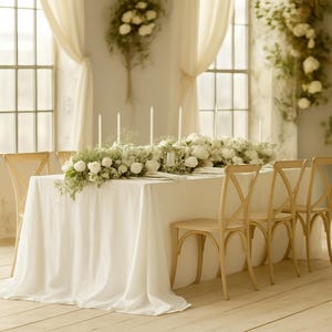 Copritavolo Festa Matrimonio Tovaglie Cocktail Con Gonna - 2 - Foto 9