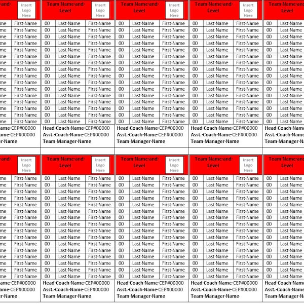 Hockey Roster Sticker Template Etsy Hockey Roster Sticker Template Etsy
