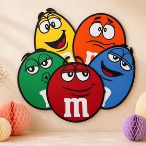 M&M’s party decoration m and m characters prop for party decoration m and m candy theme party m and m decorations for birthday m and m