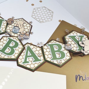 Banner de Winnie The Pooh Decoración de bienvenida para baby shower Decoración para fiesta temática de Winnie The Pooh Banner clásico Winnie the Pooh