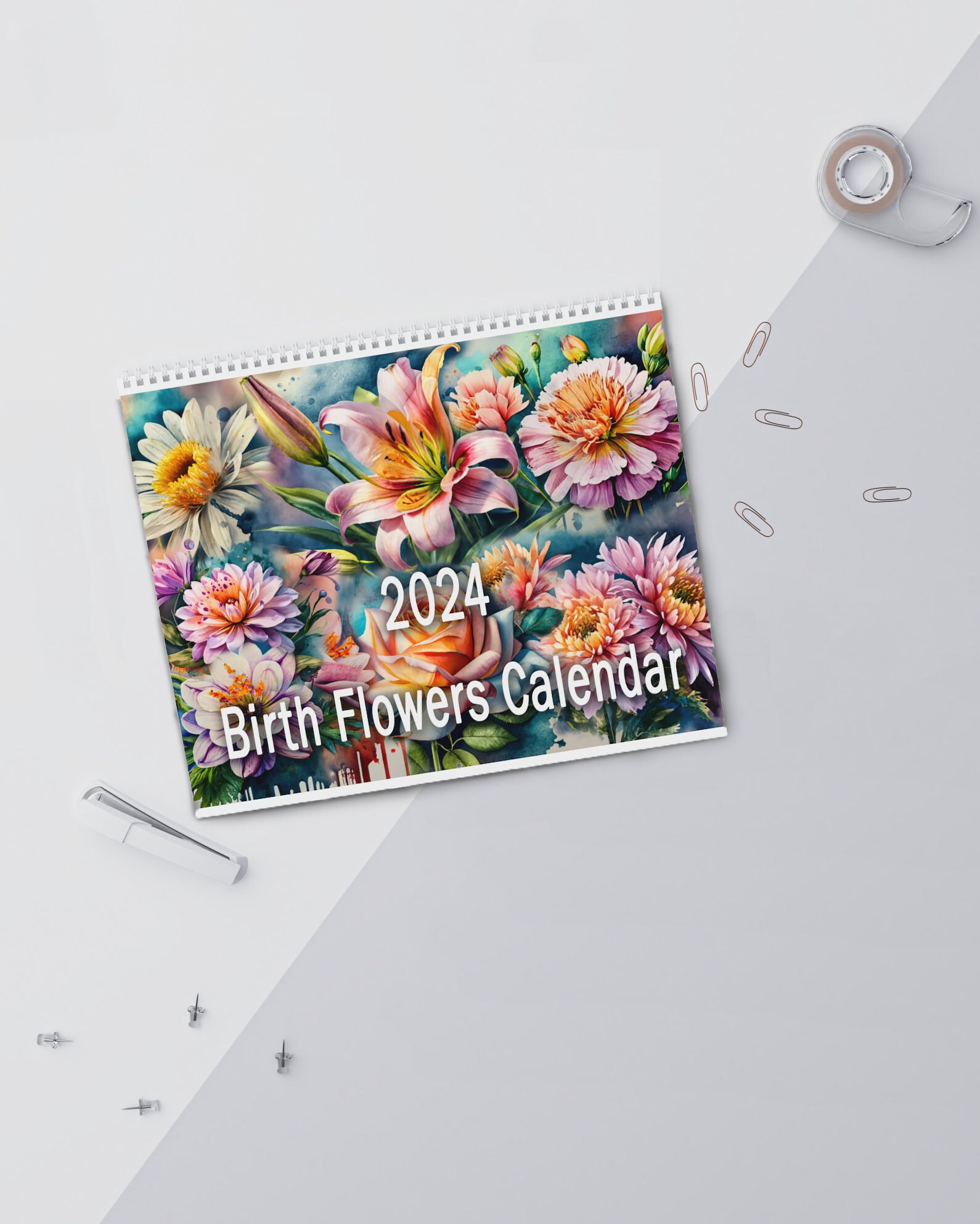 Birth Flowers 2024 Calendar, Monthly Flower Significance Symbolism