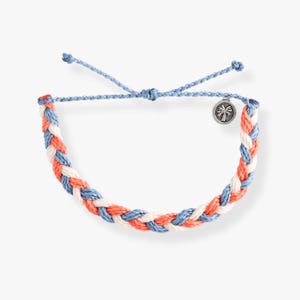 Ripley Braided Bracelet – Handmade Adjustable Waxed Cord – Beach & Surf Jewelry