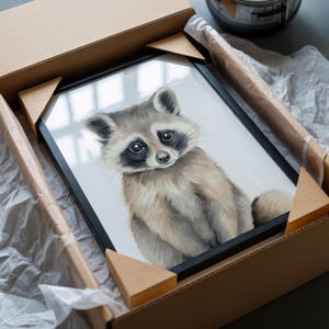 Juego de 3 impresiones de animales del bosque para habitación infantil - Decoración de habitación infantil con temática de bosque - Arte de pared bohemio para habitación de bebé - Regalo de Navidad para habitación infantil imagen 3