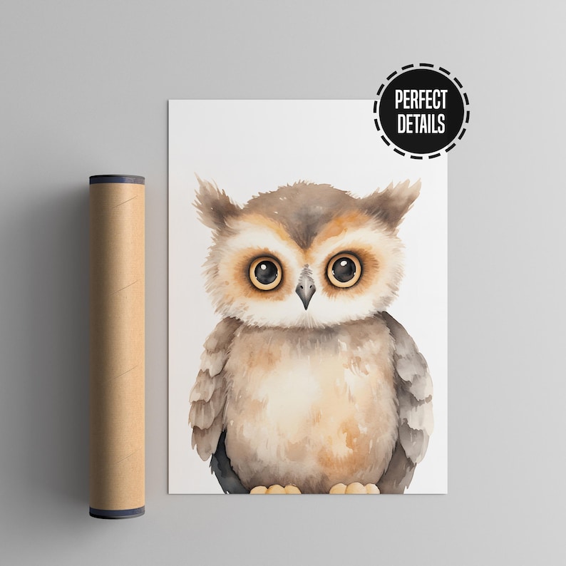 Juego de 3 impresiones de animales del bosque para habitación infantil - Decoración de habitación infantil con temática de bosque - Arte de pared bohemio para habitación de bebé - Regalo de Navidad para habitación infantil imagen 2