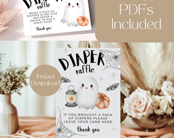 Ein kleiner Boo ist fast aufgrund der Babyparty-Windel-Verlosung und Raffle-Einschreiben, Halloween-Babyparty, Herbst-Babyparty-Verlosung, LBG