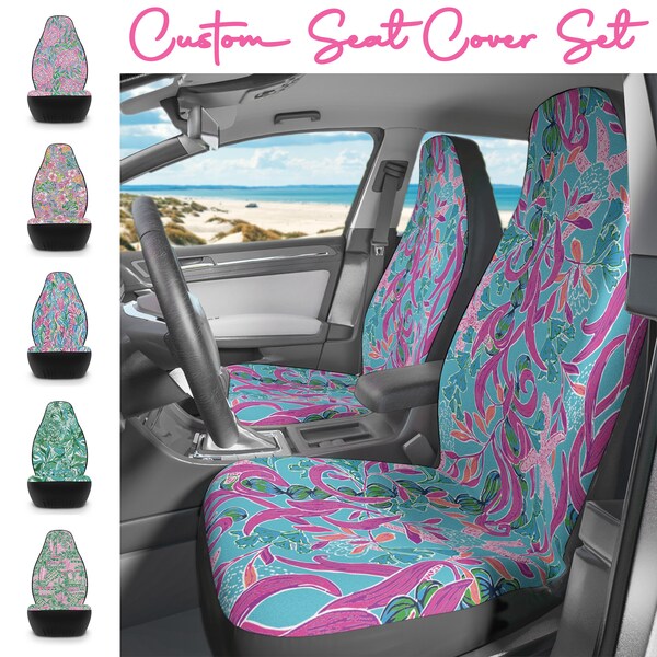 Preppy Summer Car Seat Cover main image 1