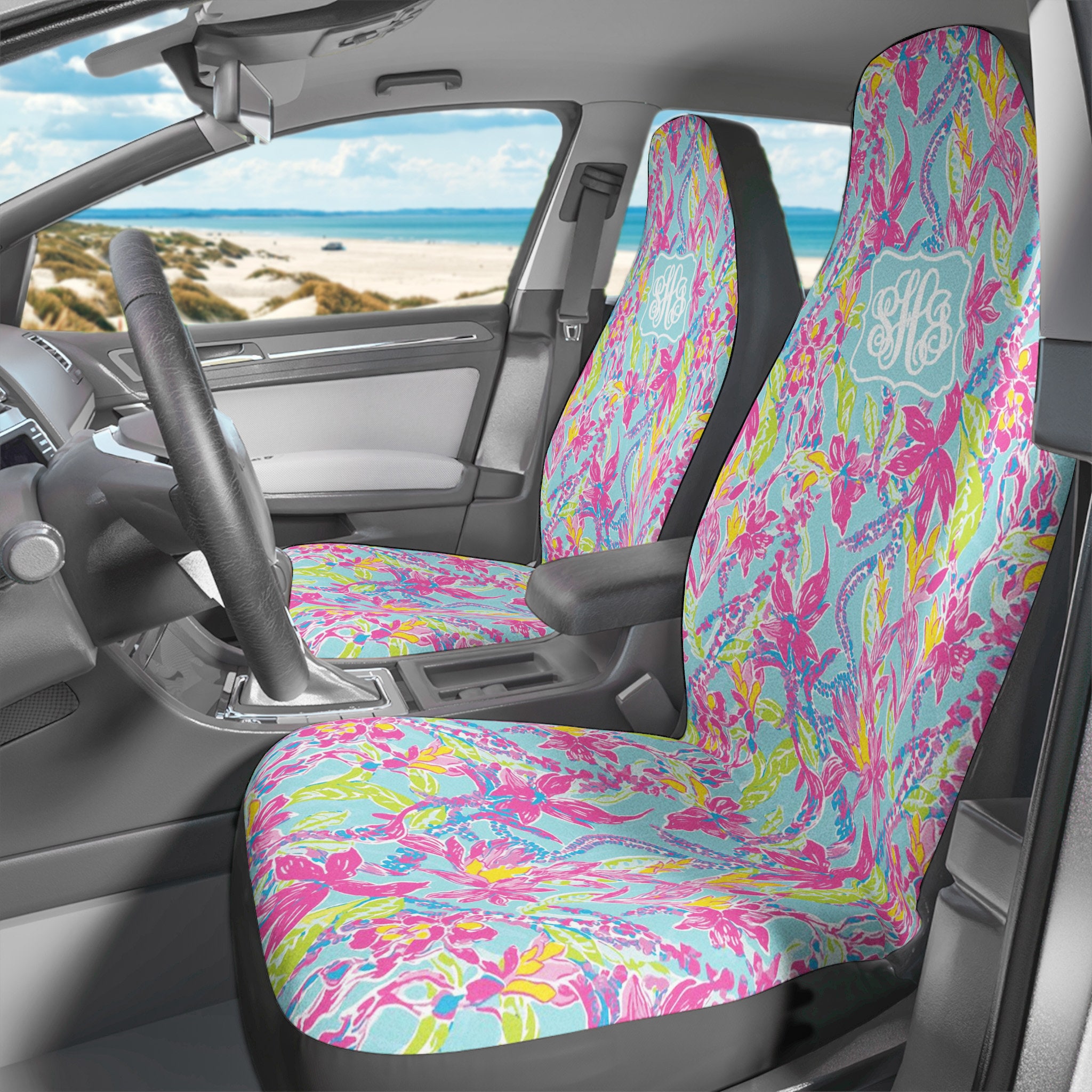 Monogrammed car seat covers outlet