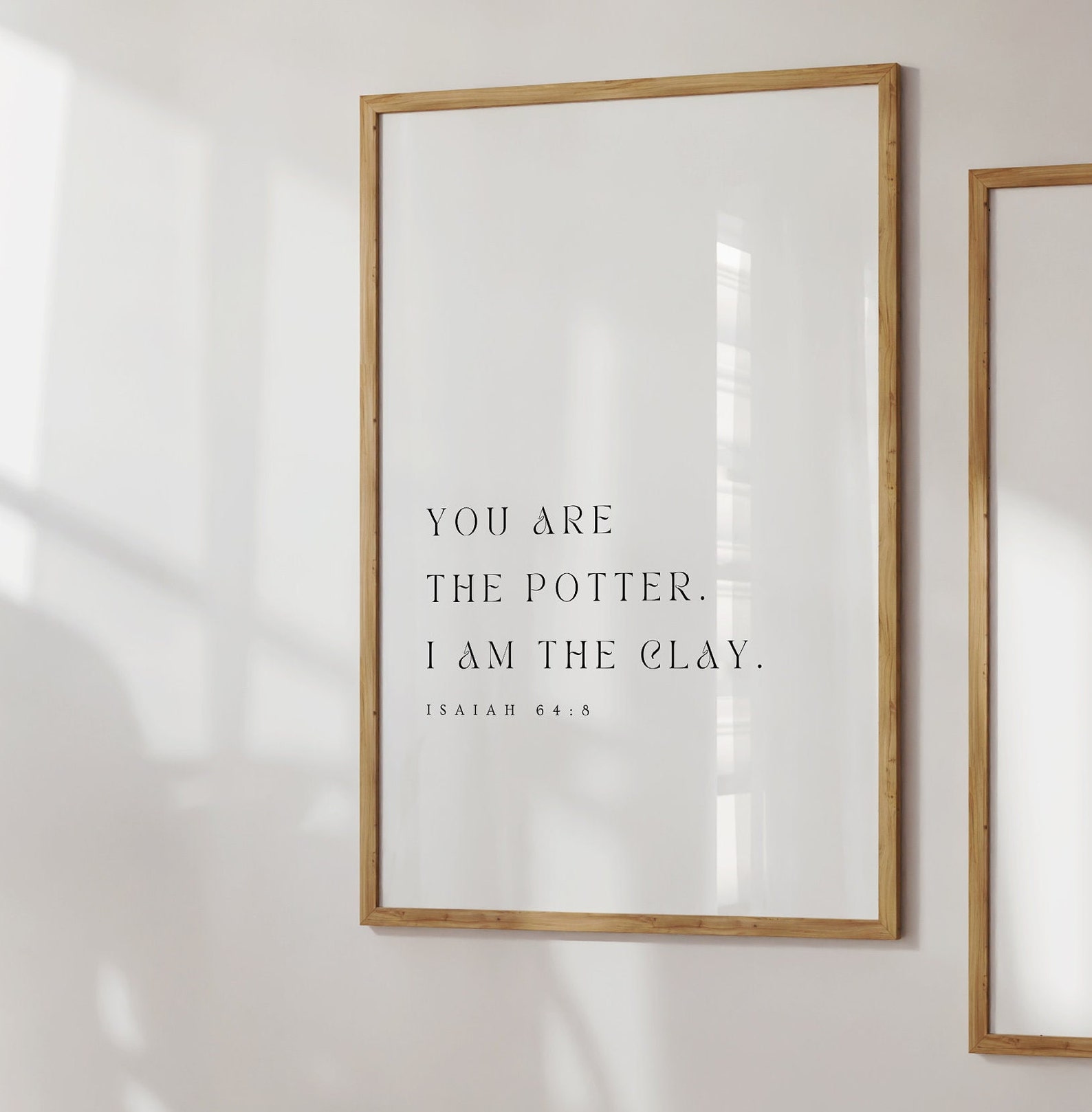 Isaiah 64:8, You Are the Potter, I Am the Clay, Minimalistic Christian ...